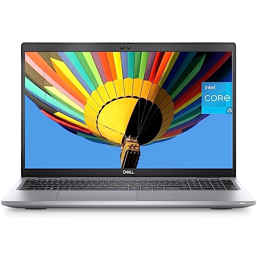 Dell 2023 15.6 Inch Latitude 5520 Laptop, 11th Gen Intel Core i5-1145G7, Wi-Fi & Bluetooth, HDMI, Windows 10 pro, Bundle with JAWFOAL