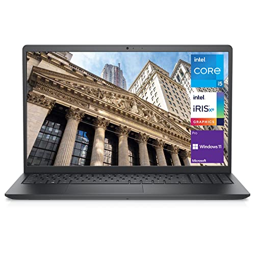 2022 Dell Vostro 3510 Business Laptop, 15.6" FHD Display, Intel Core i5-1135G7 Processor, Webcam, HDMI, Wi-Fi, Windows 11 Pro, Black (Renewed)