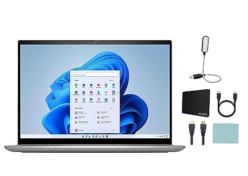 Dell Inspiron 14" 5425 FHD Touchscreen Laptop, AMD Ryzen 7 5825U, 2GHz, 16GB RAM, 2TB SSD, Backlit Keyboard, Fingerprint Reader, Wi-Fi 6, Windows 11 Home, Silver + Accessories