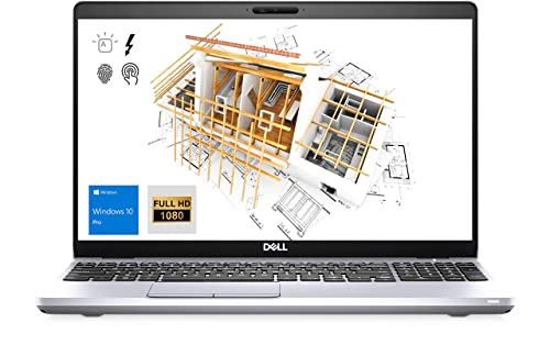 2021 Newest Dell Precision 3551 Workstation 15.6" FHD Touchscreen Business Laptop, Intel Core i7-10850H, 8GB RAM, 256GB PCIe SSD, Thunderbolt 4, HDMI, FP Reader, Wi-Fi 6, Backlit KB, Win 10 Pro,Grey (Renewed)