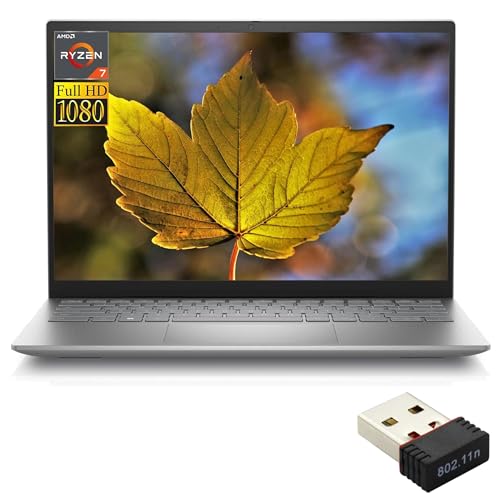 Dell 2023 Inspiron 14 5425 Laptop, 14" FHD Display, AMD Ryzen 7 5825U (up to 4.5GHz, 8 cores), AMD Radeon Graphics, Wi-Fi 6, Bluetooth, Windows 11 Pro