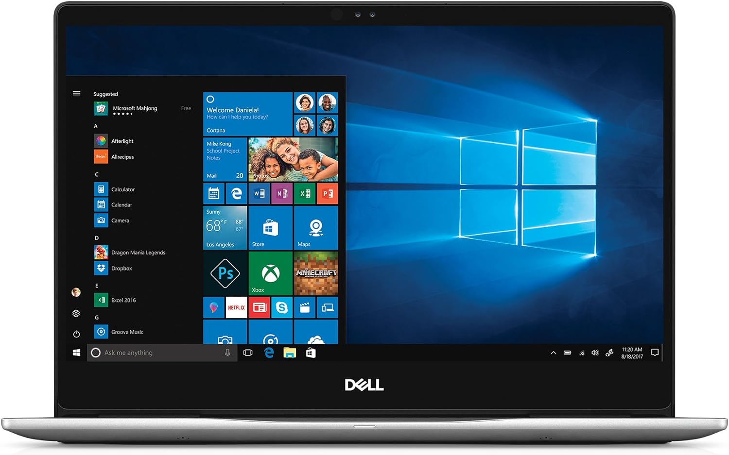 Dell Inspiron 13 7370 i5 8GB DDR4 RAM 512GB SSD Windows 10 Professional