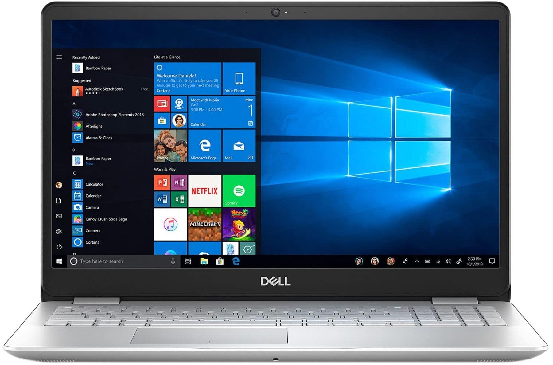 Dell Inspiron 15 5584 i5 8GB DDR4 RAM 512GB SSD Windows 10 Professional