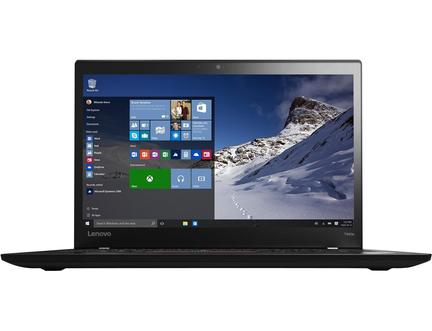 Lenovo T460s i5 8GB DDR4 RAM 512GB SSD Windows 10 Professional